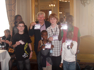 Max Howard with the junior jury at Annecy
